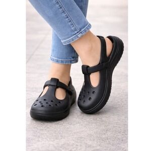 Women’s Black Comfort Mary Jane Clog
